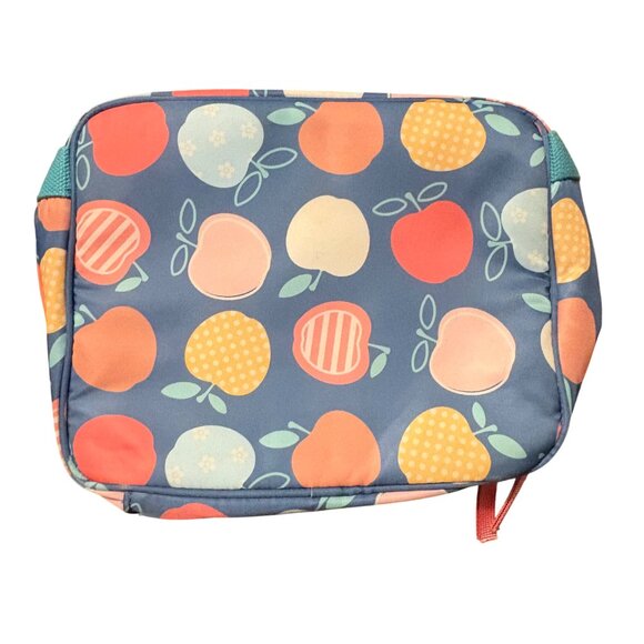 Matilda Jane Kids Lunch Bag Apple Fruit Print Polka Dot Accents - Picture 2 of 5